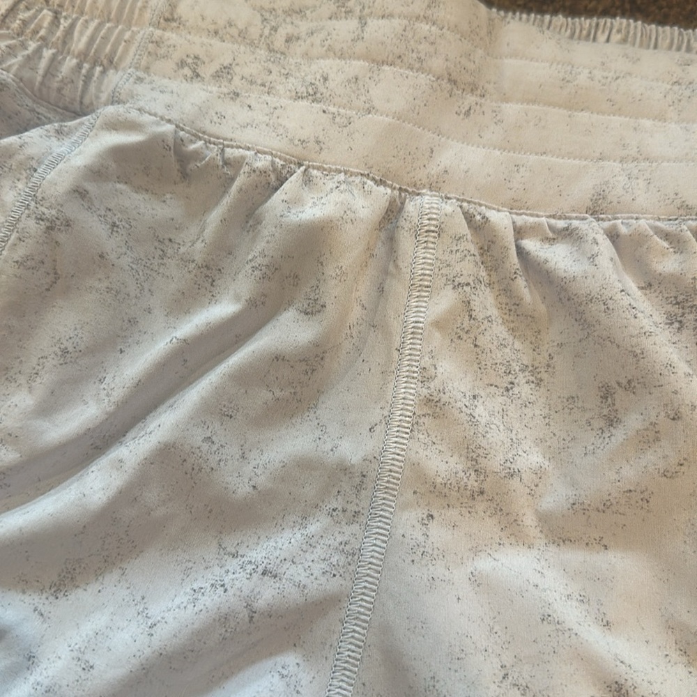LULULEMON athletica Light blue and gray patterned Athletic Shorts - Picture 5 of 7